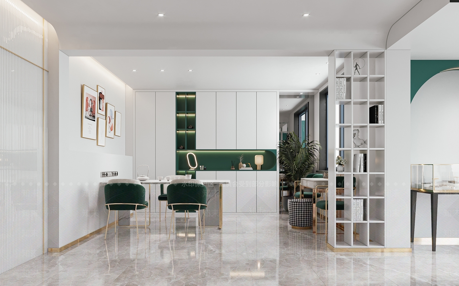 现代珠宝店3D模型下载【ID:1109344458】