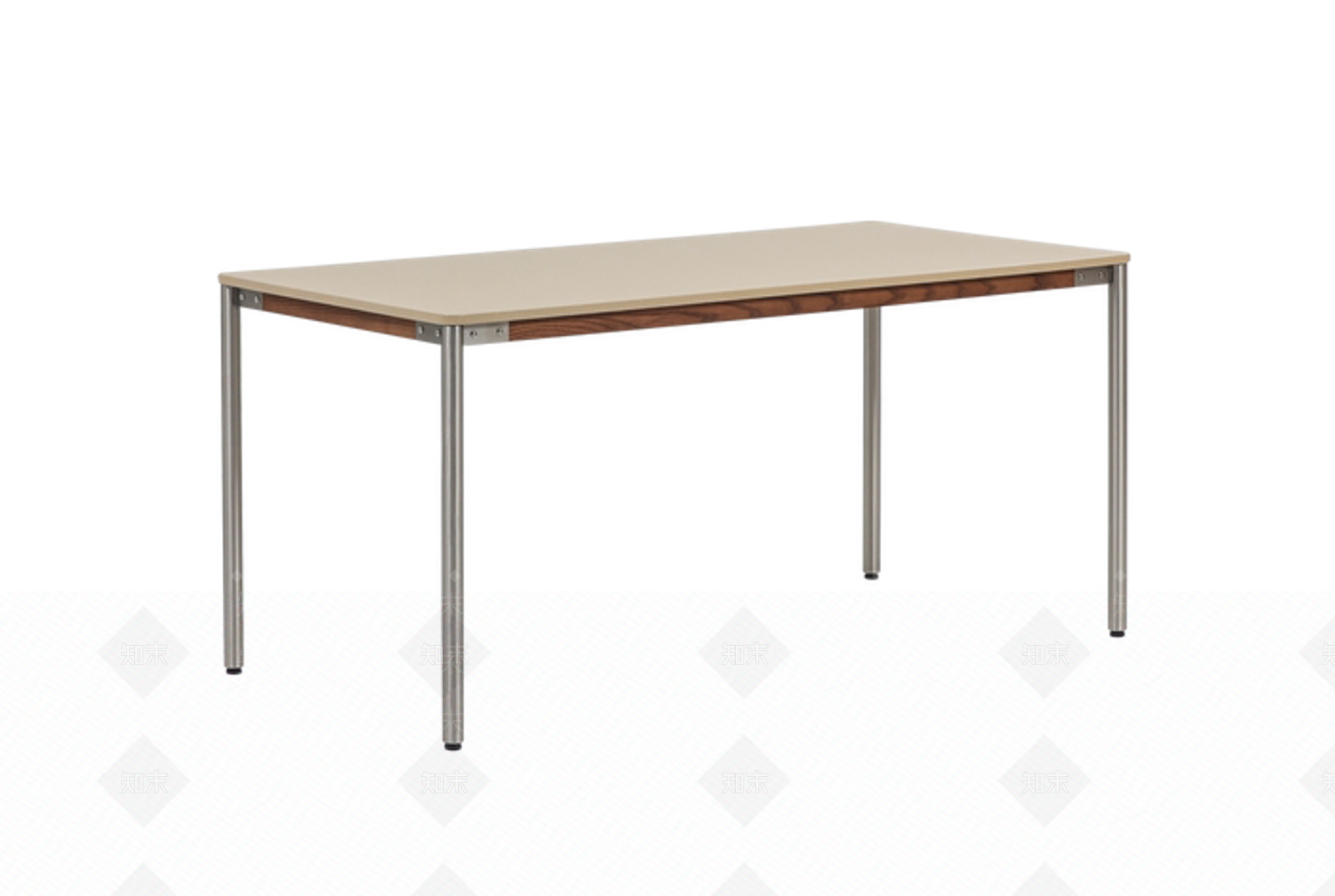 现代长方形餐桌SU模型下载【ID:1109465007】