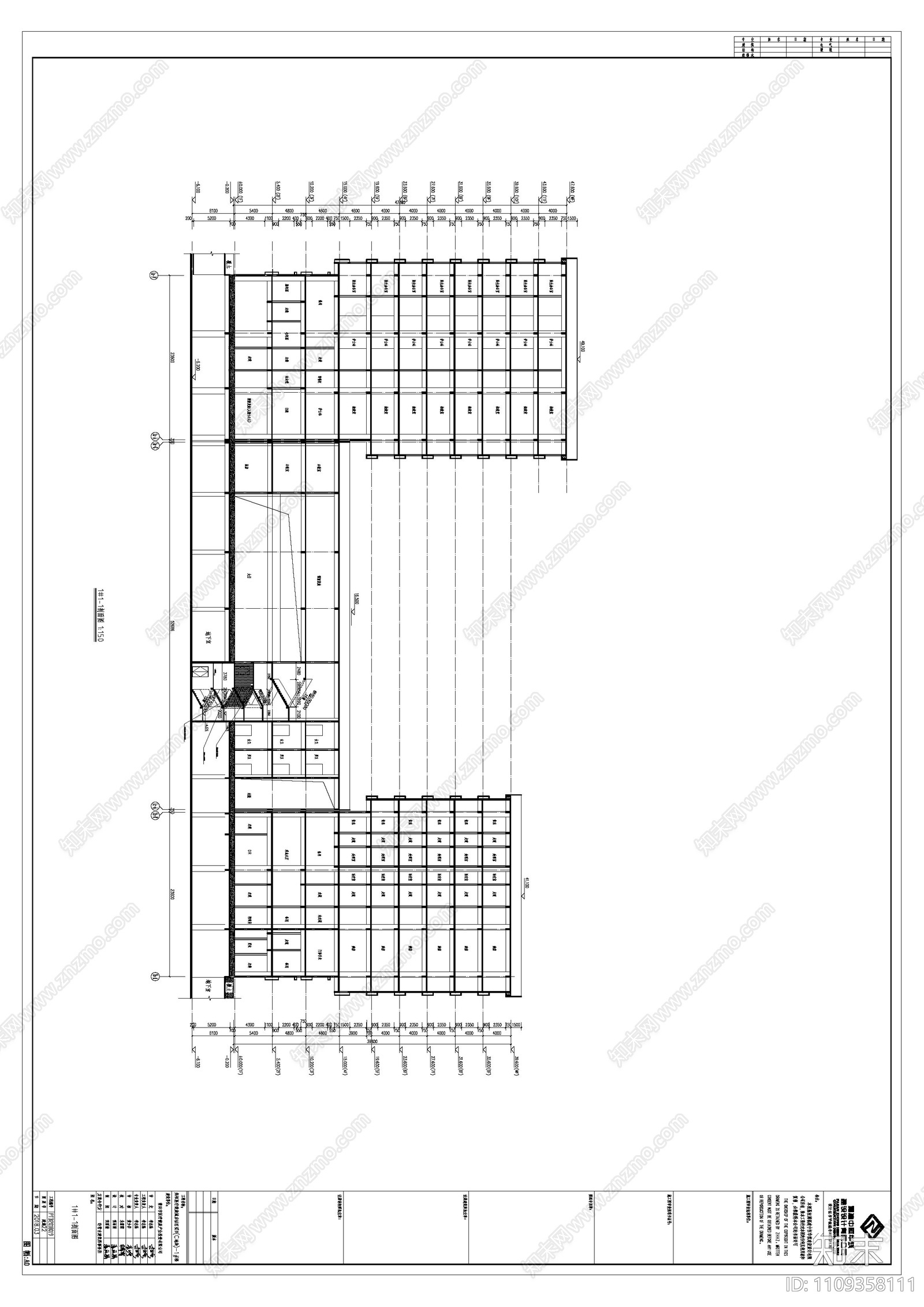 医疗健康产业城医疗中心cad施工图下载【ID:1109358111】