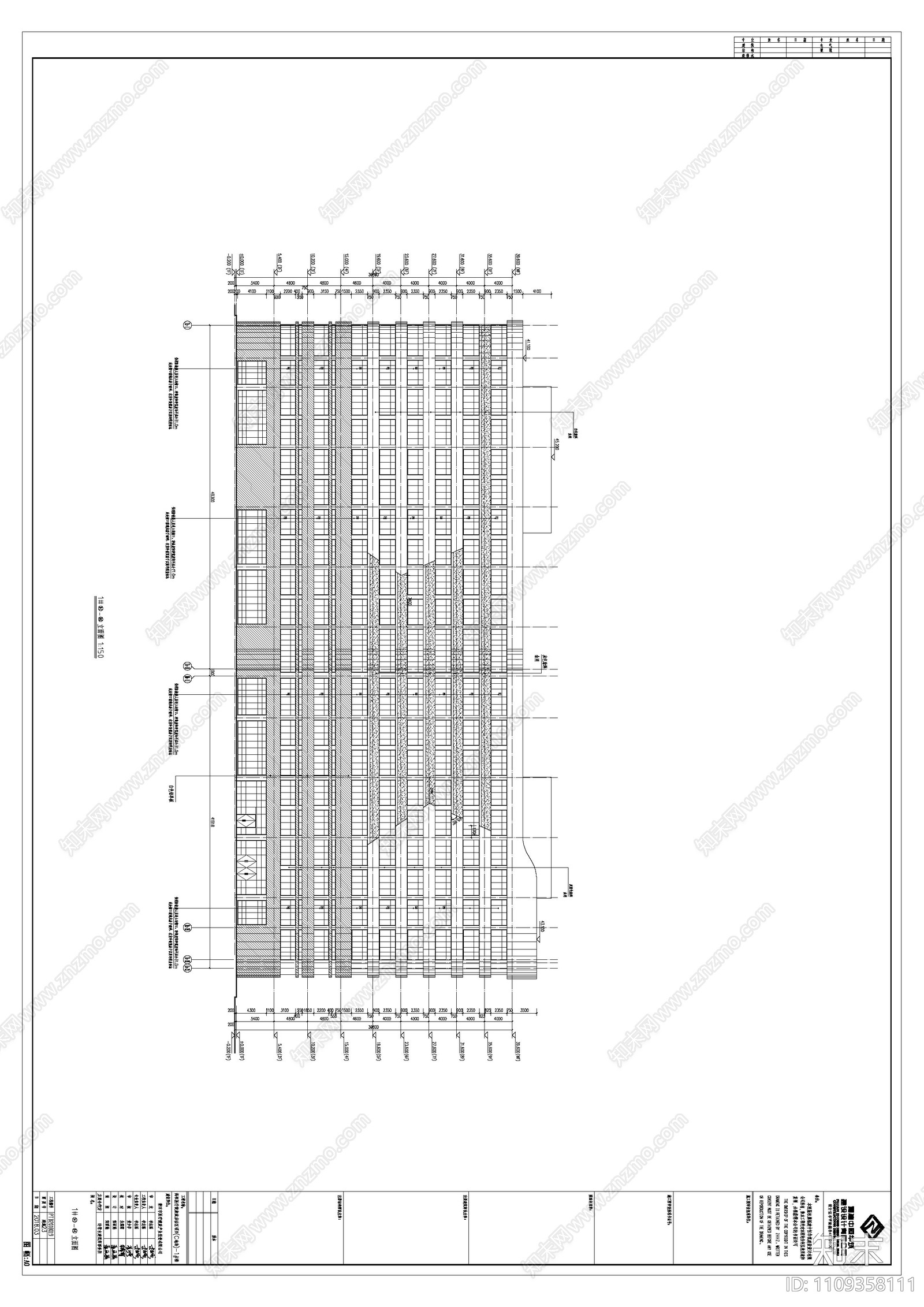 医疗健康产业城医疗中心cad施工图下载【ID:1109358111】