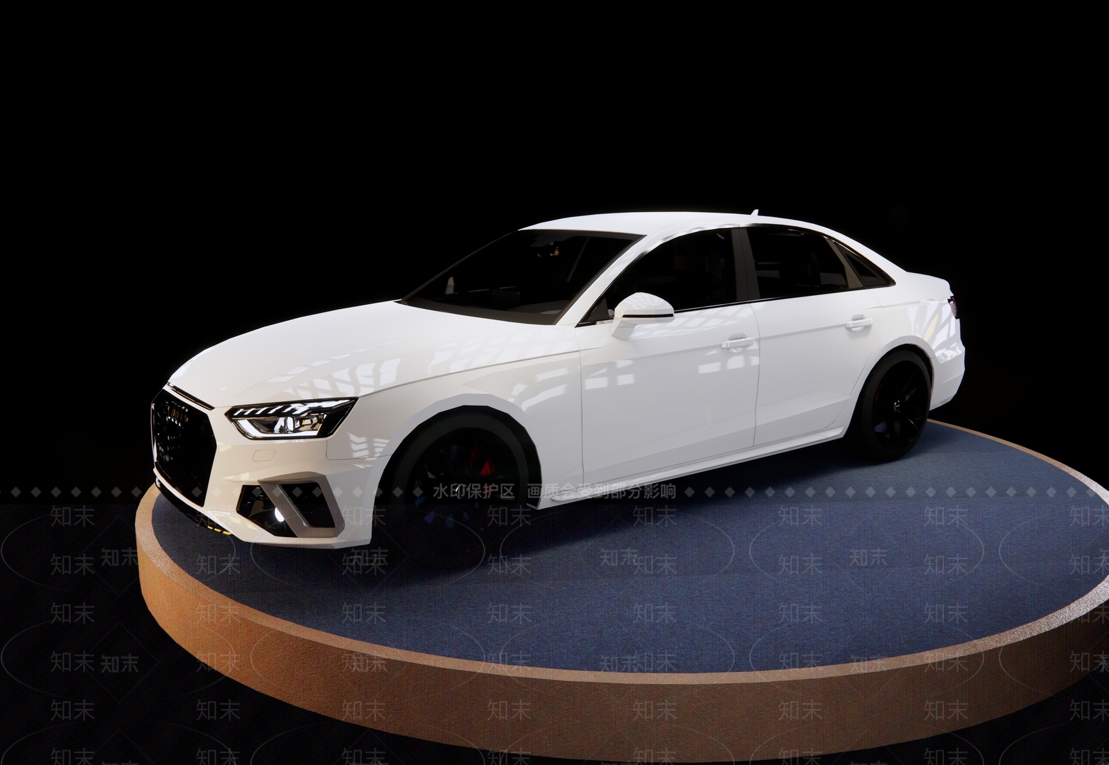 现代奥迪汽车SU模型下载【ID:1109367905】