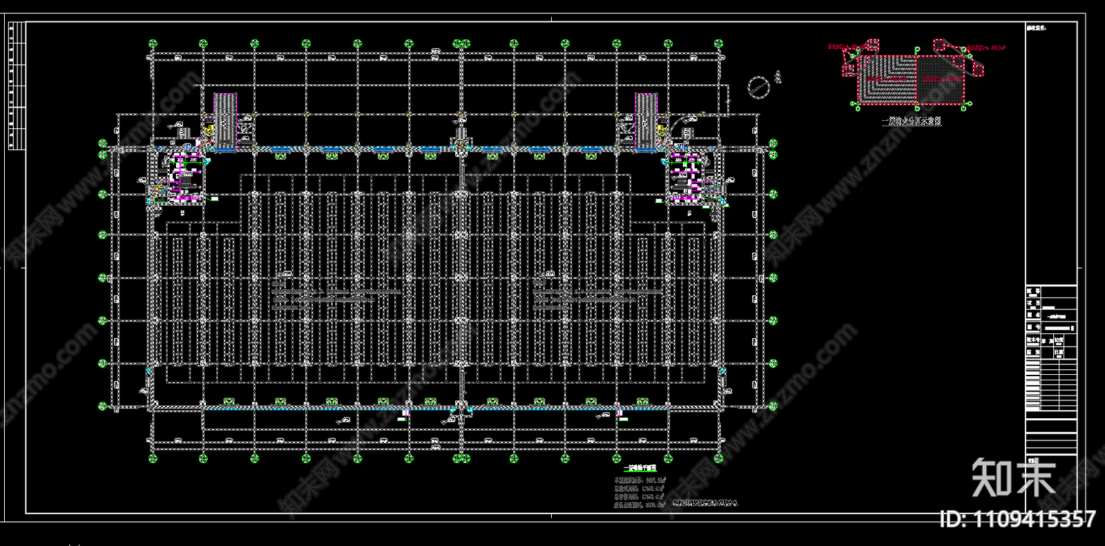物流仓库给排水设计图cad施工图下载【ID:1109415357】