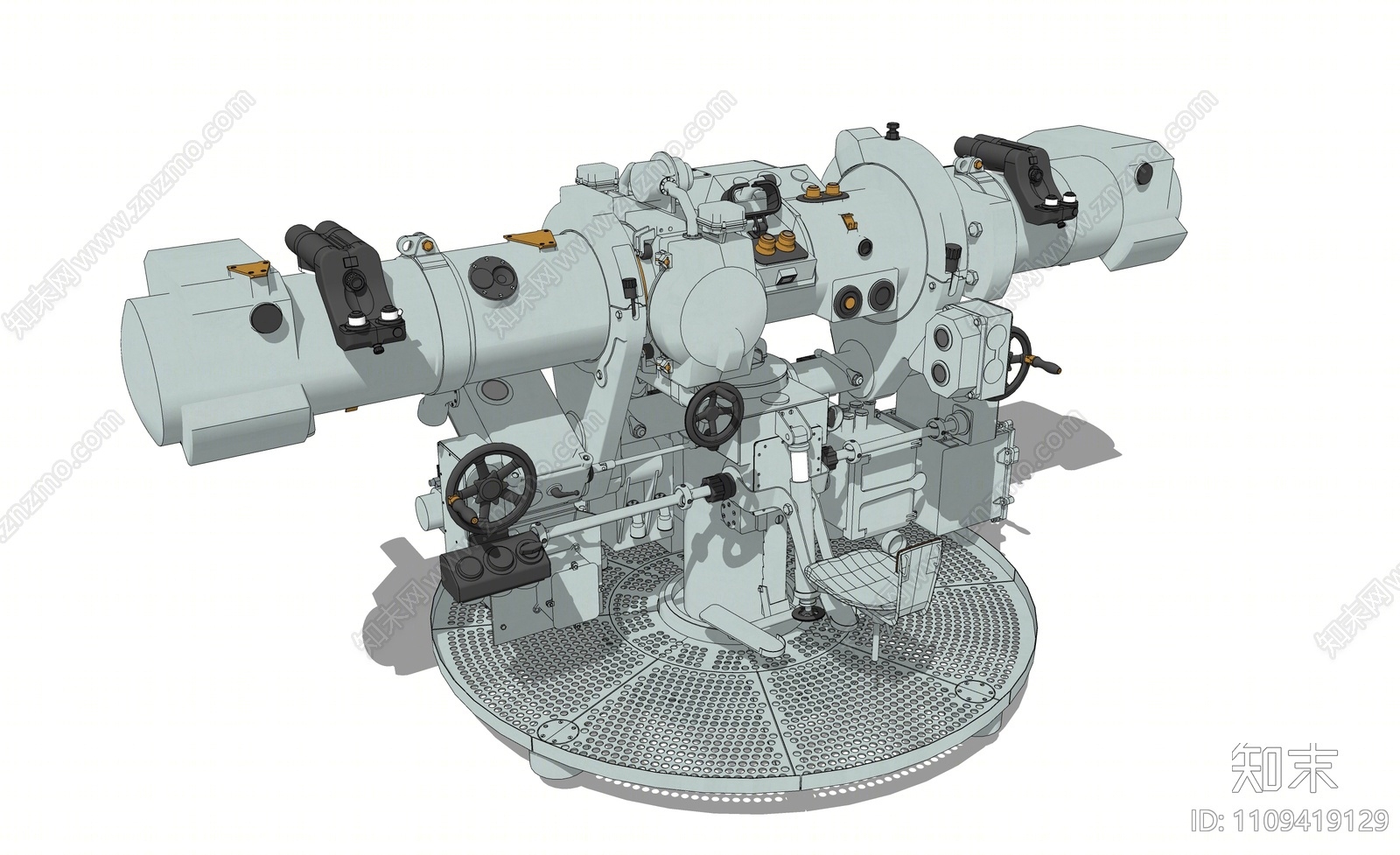现代炮兵指挥仪SU模型下载【ID:1109419129】