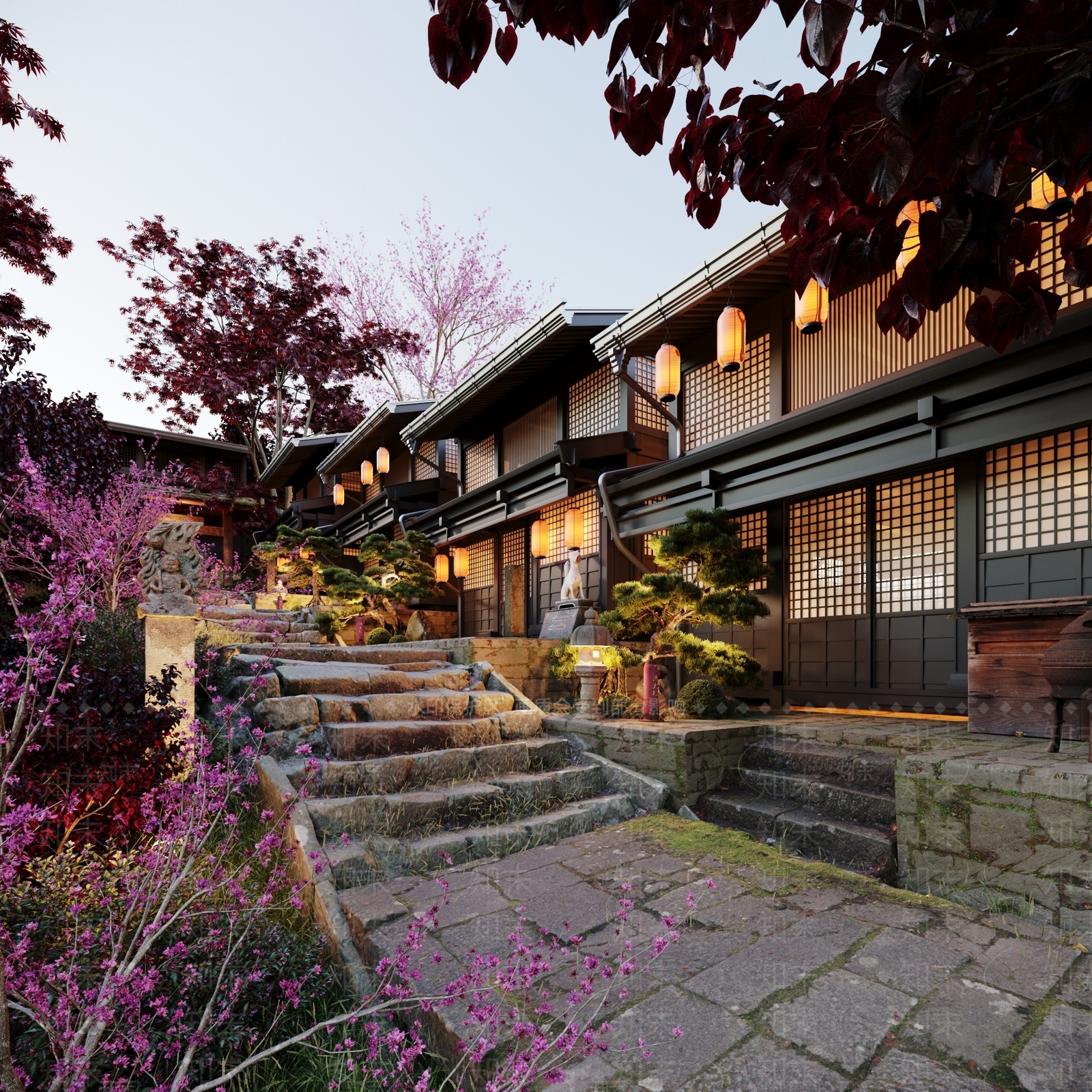 中式古建3D模型下载【ID:1109425932】