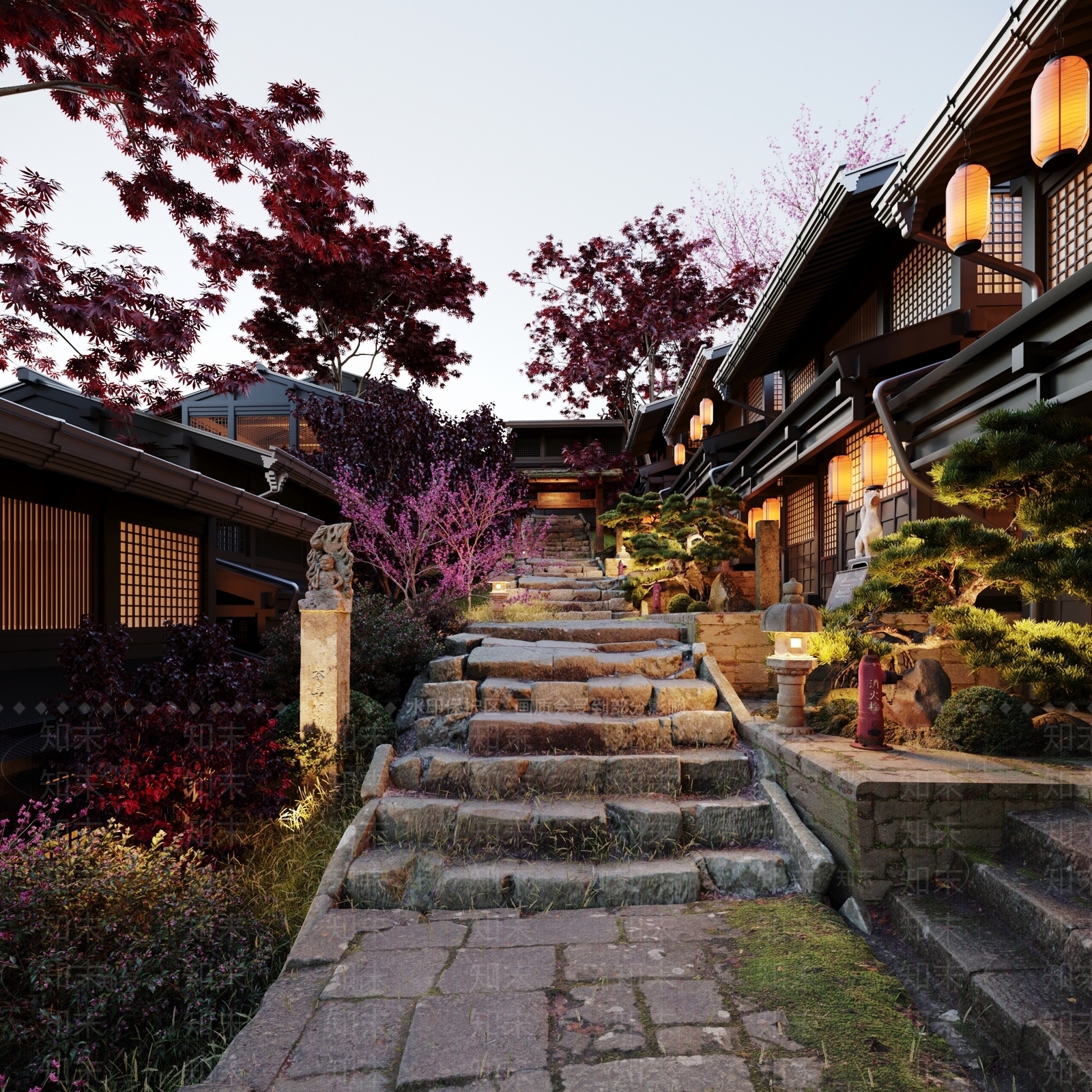 中式古建3D模型下载【ID:1109425932】