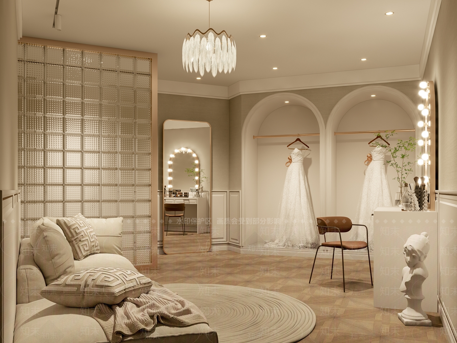 现代婚纱摄影3D模型下载【ID:1109427311】