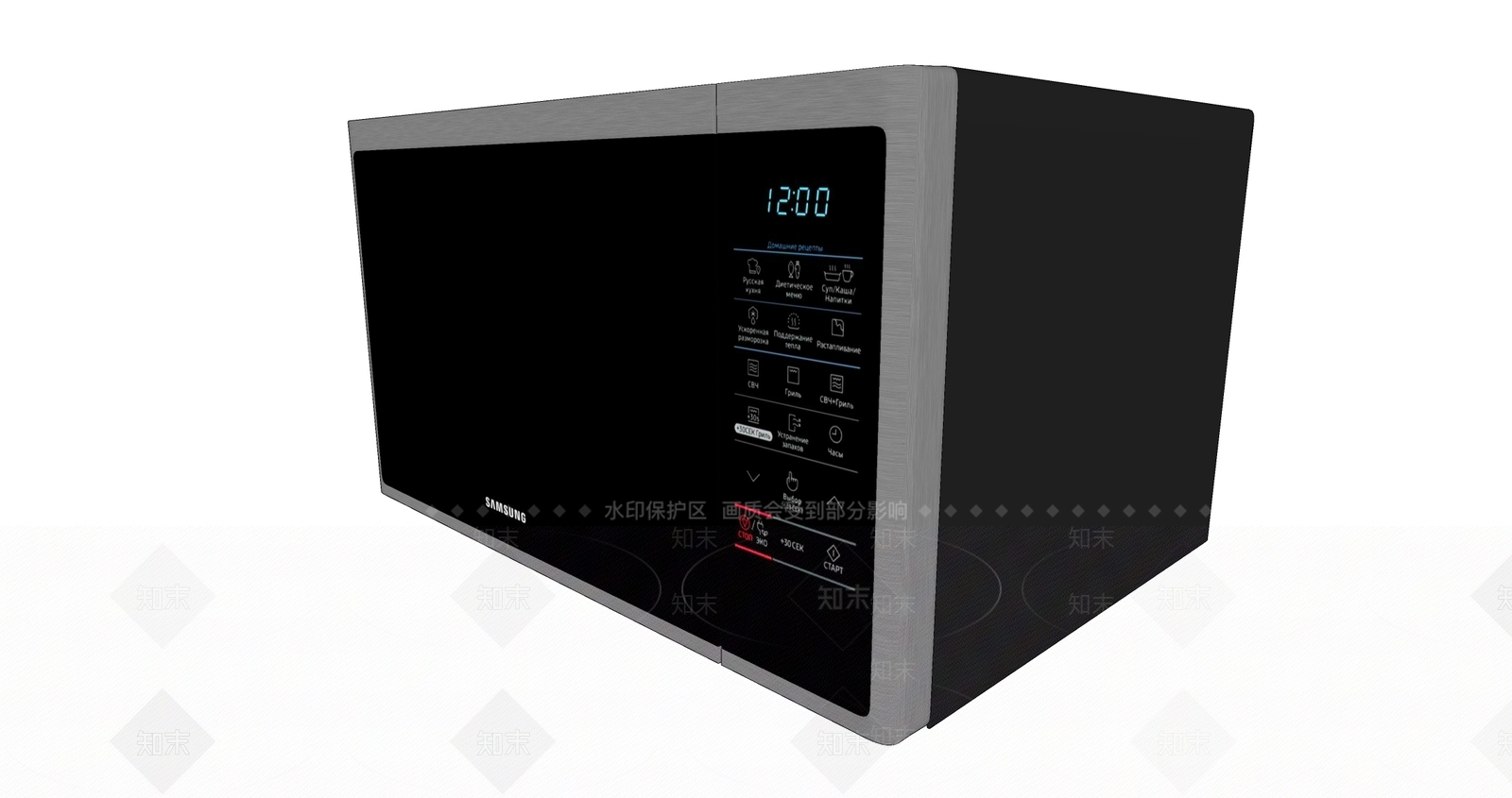 现代微波炉SU模型下载【ID:1109445834】