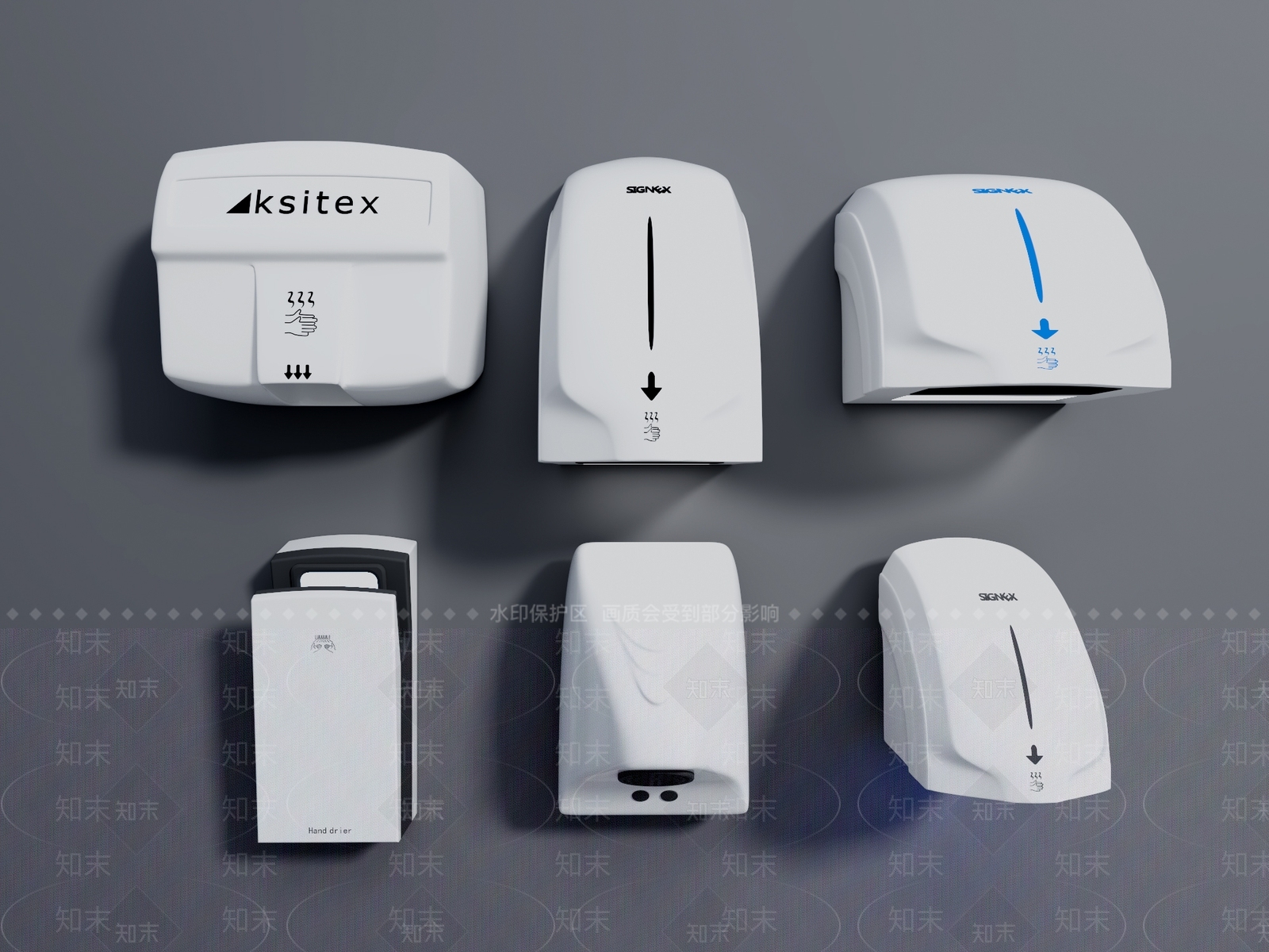 现代烘干机3D模型下载【ID:1109474270】