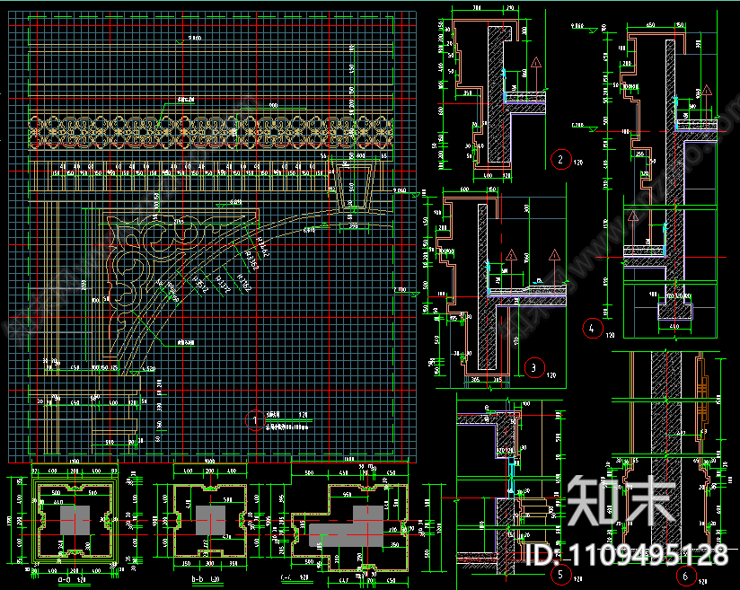 欧式古典施工图下载【ID:1109495128】