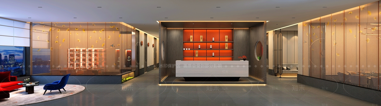 新中式茶餐厅3D模型下载【ID:1109508997】