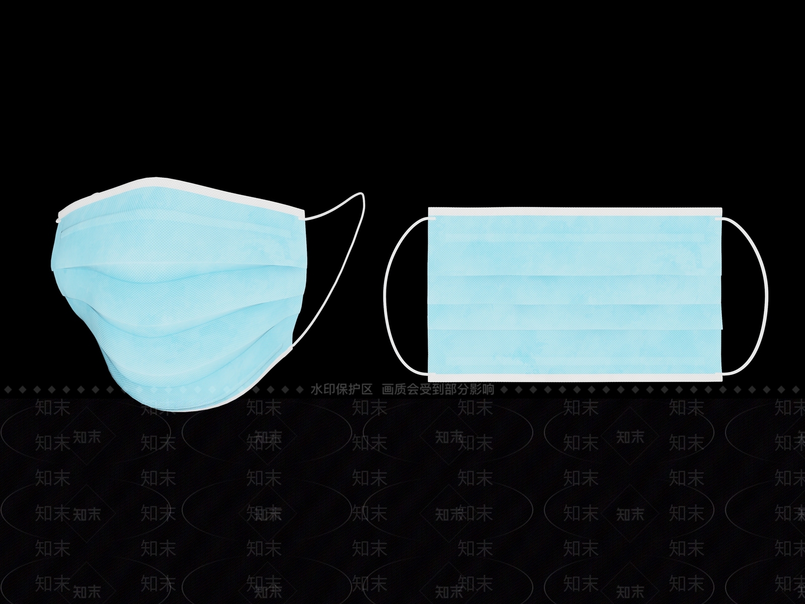 现代口罩3D模型下载【ID:1109509731】
