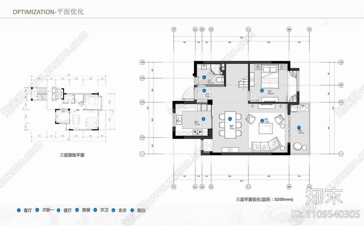 185㎡样板房CAD施工图cad施工图下载【ID:1109540305】