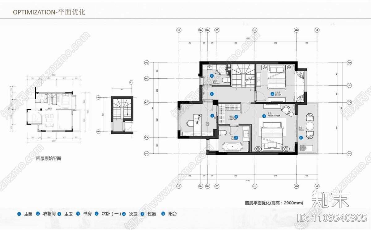 185㎡样板房CAD施工图cad施工图下载【ID:1109540305】