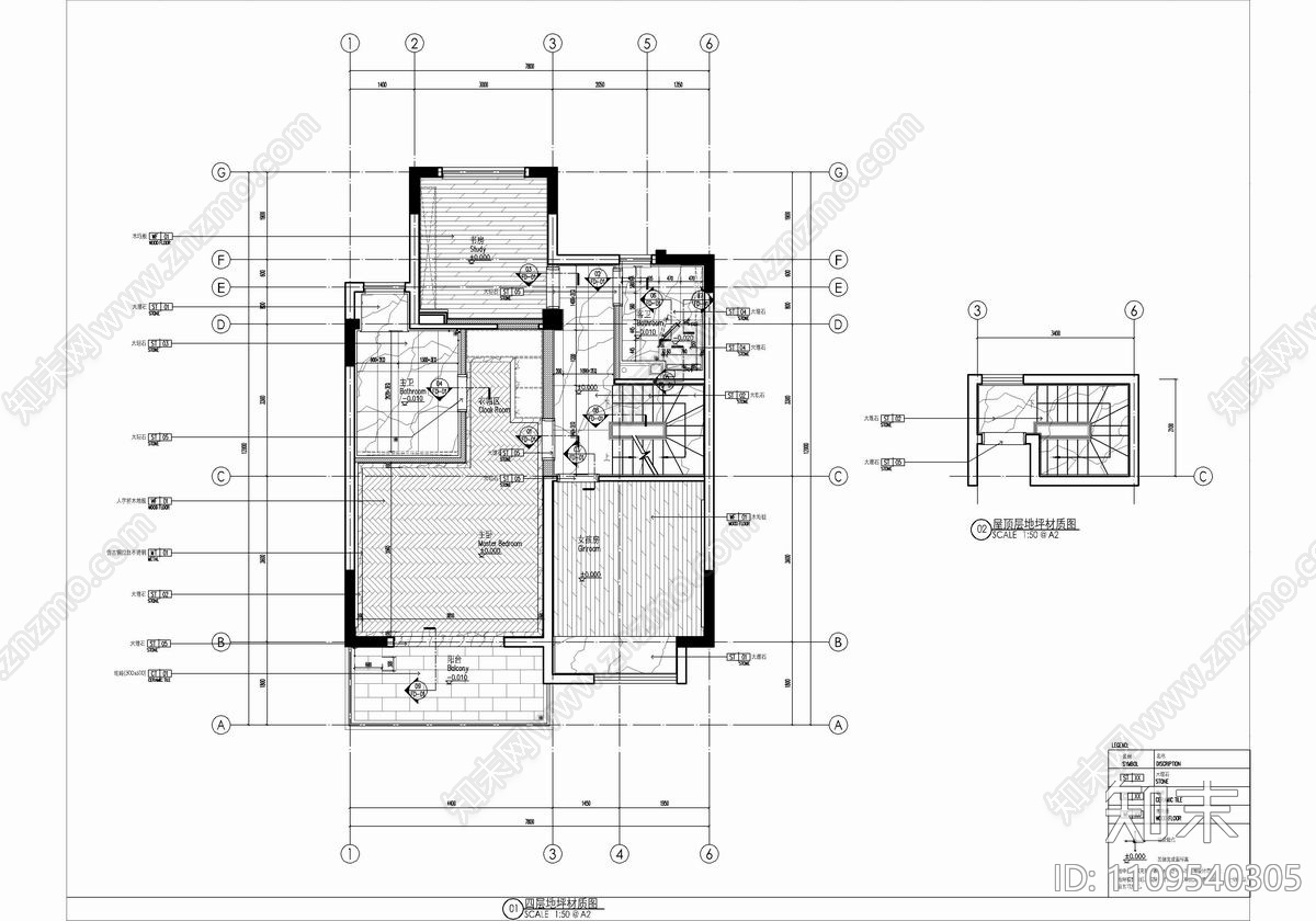 185㎡样板房CAD施工图cad施工图下载【ID:1109540305】