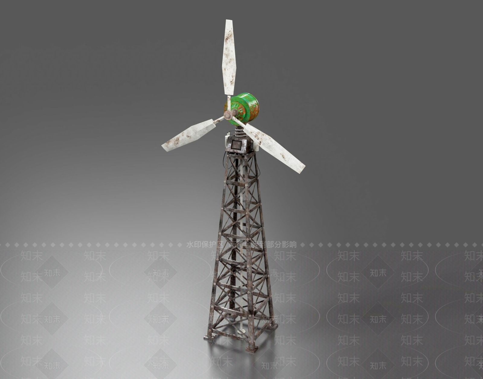 工业风铁塔3D模型下载【ID:1109546064】