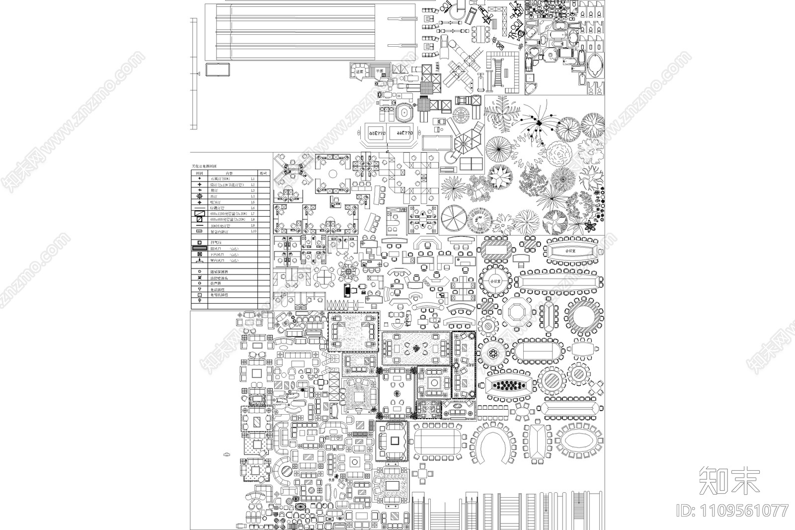 室内全图库地板拼花施工图下载【ID:1109561077】