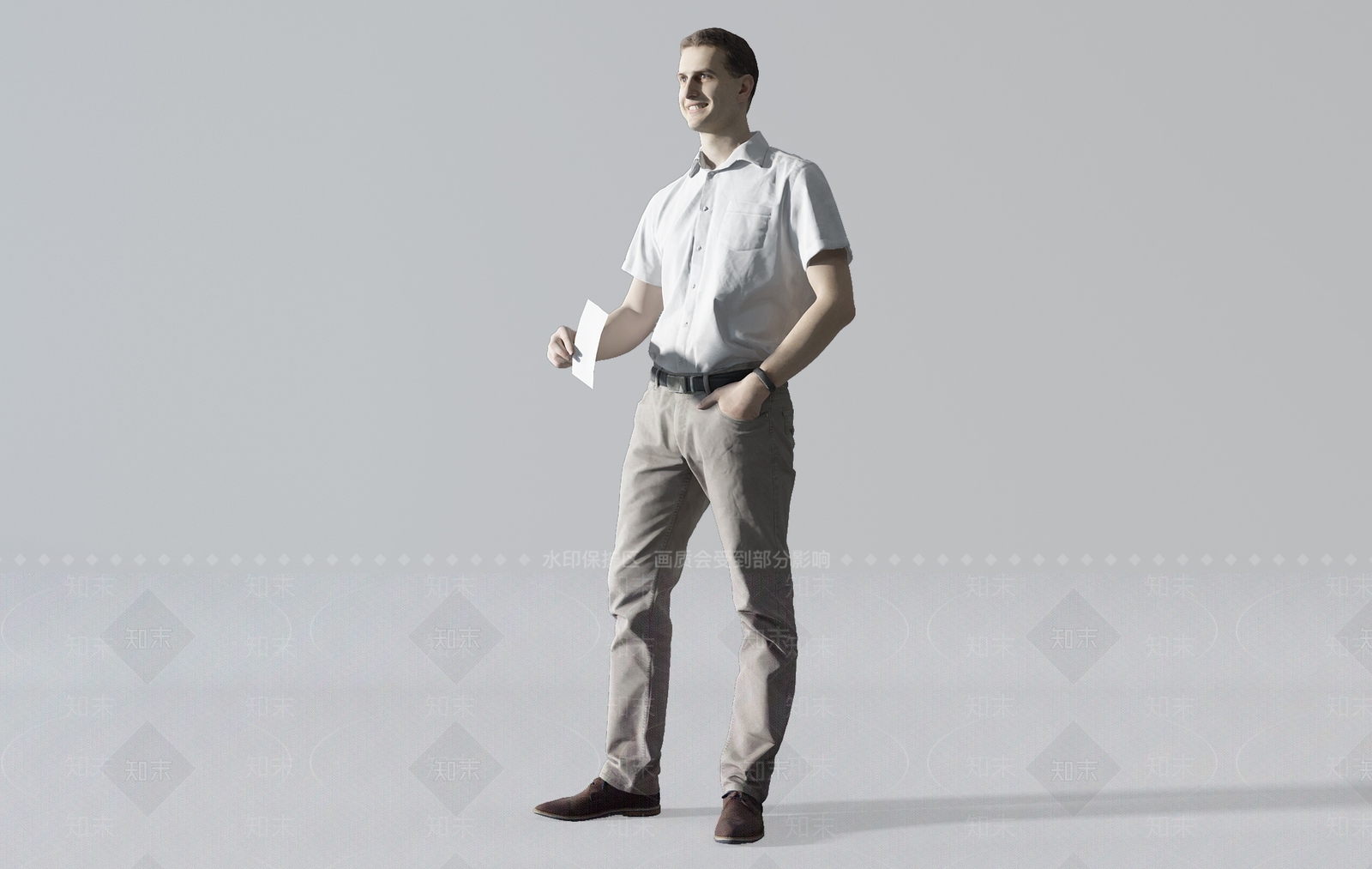 现代男人3D模型下载【ID:1109582668】