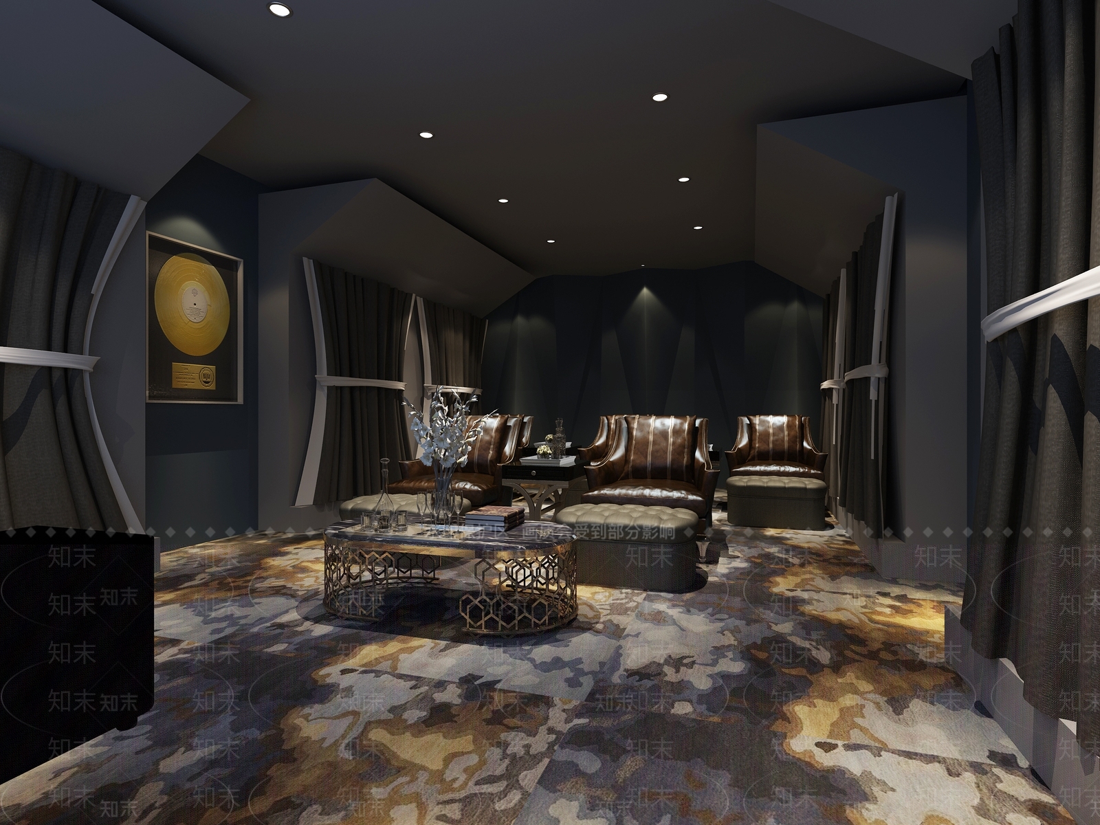 古典家居影音室3D模型下载【ID:1109583800】