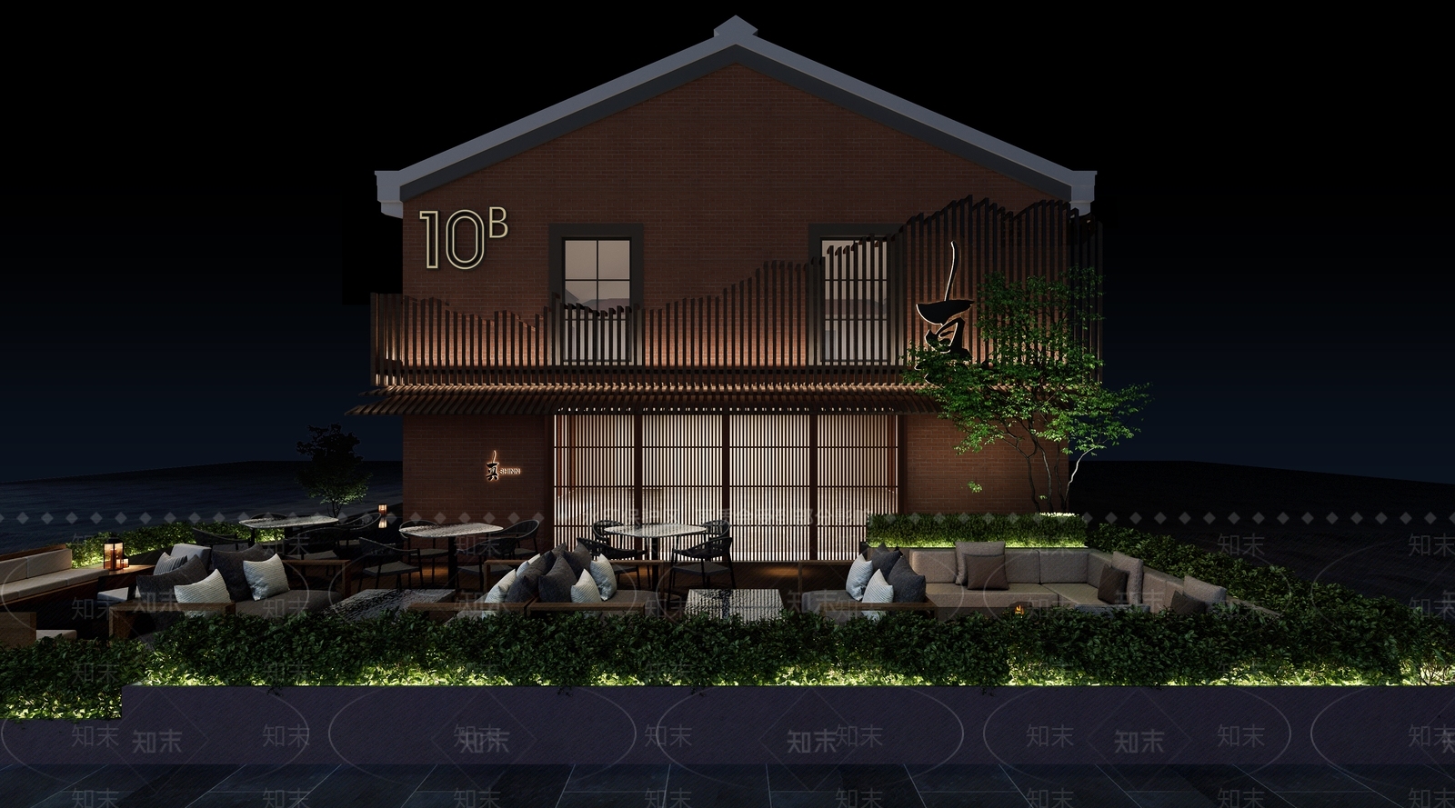 新中式茶餐厅3D模型下载【ID:1109592784】