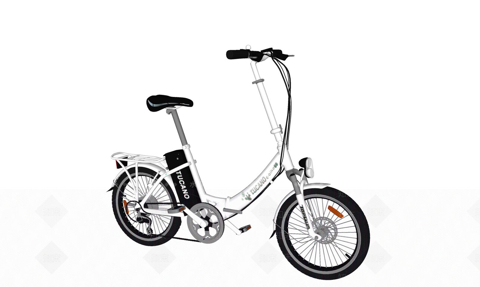 现代电动自行车SU模型下载【ID:1109596933】