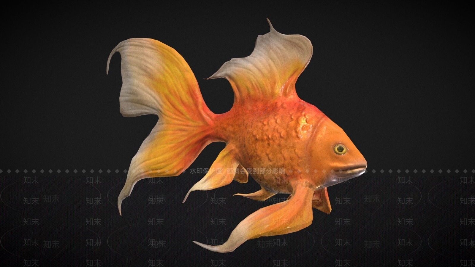 现代金鱼3D模型下载【ID:1109608776】