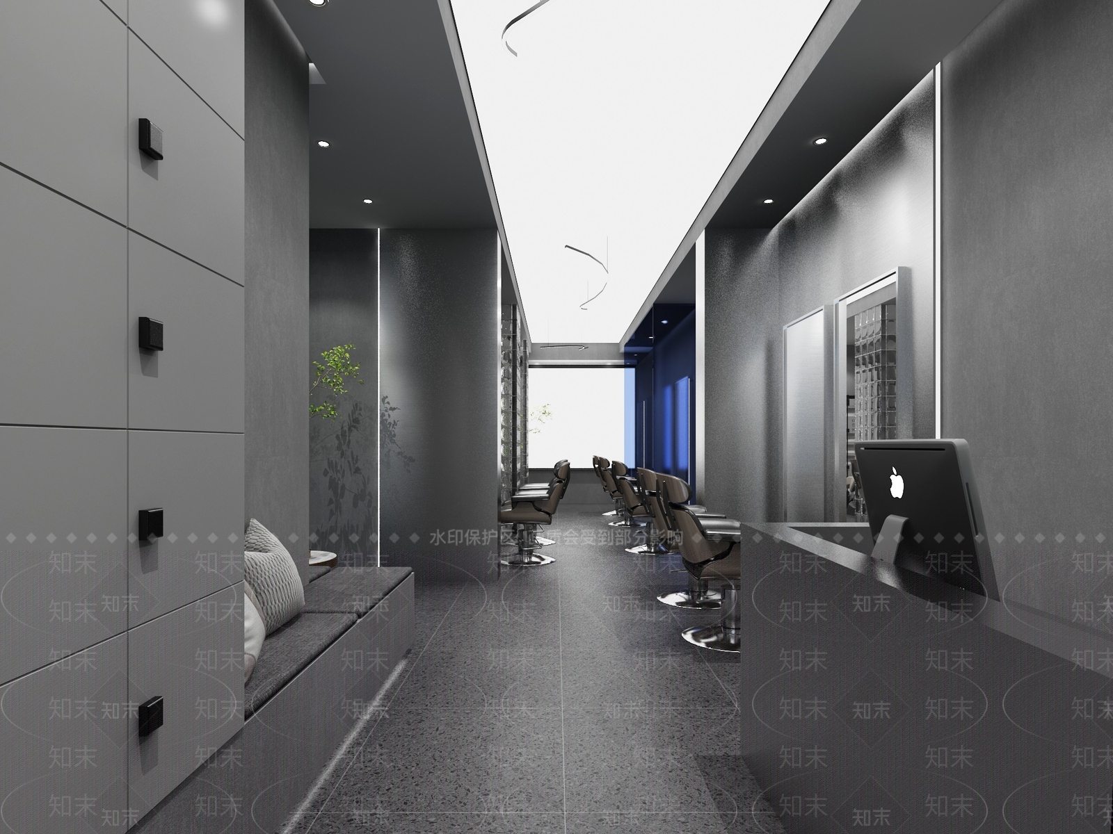 现代理发店3D模型下载【ID:1109632426】