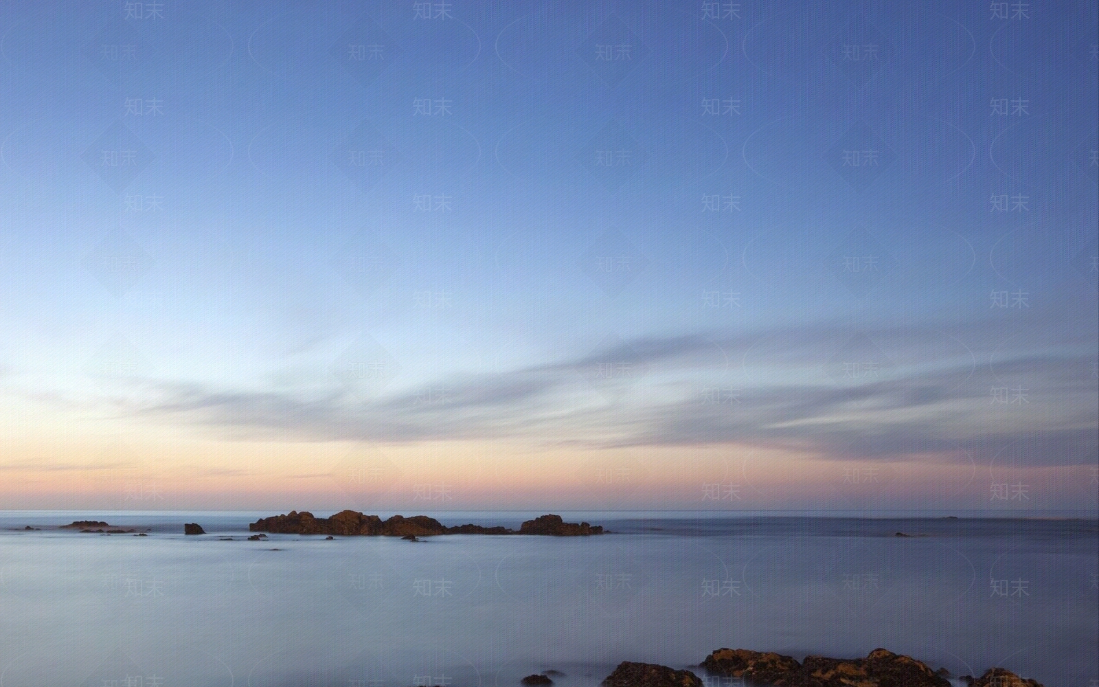 天空黄昏海边贴图下载【ID:1109636307】