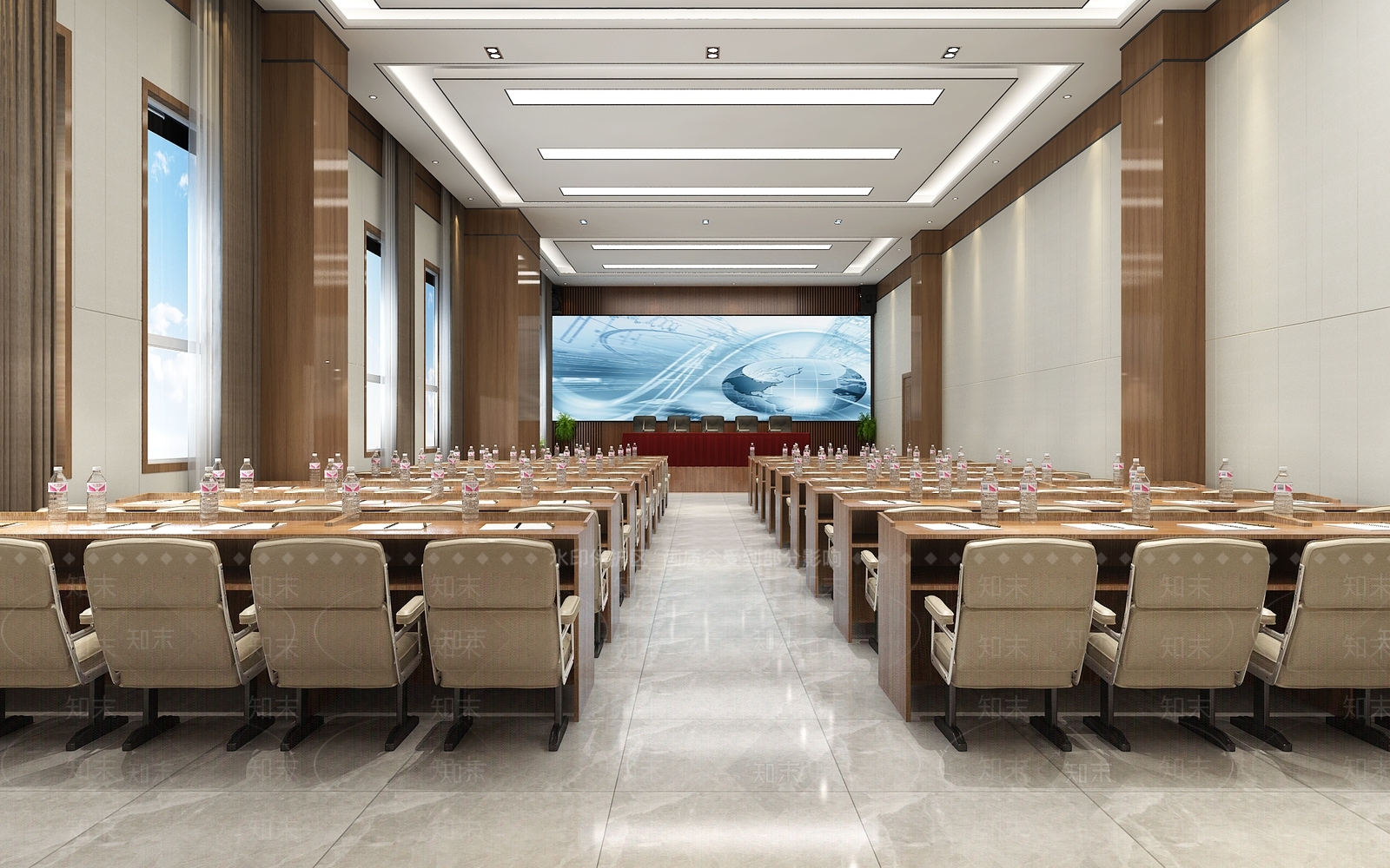 现代报告厅3D模型下载【ID:1109647697】