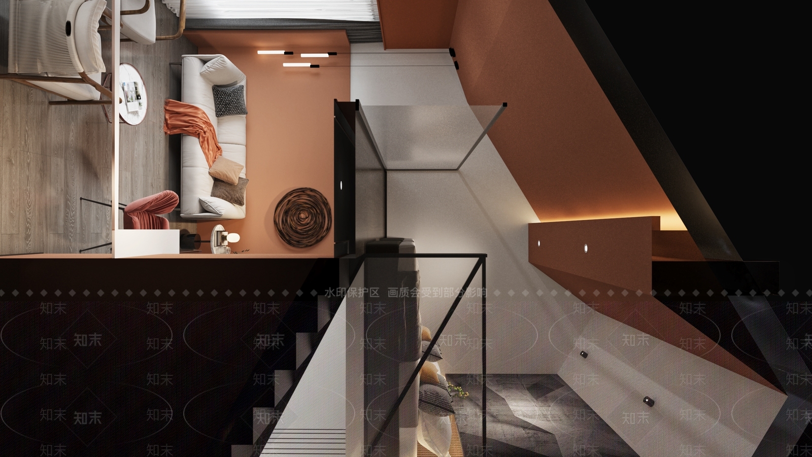 现代单身公寓3D模型下载【ID:1109646132】