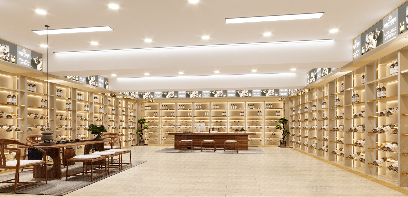 现代烟酒店3D模型下载【ID:1109649835】