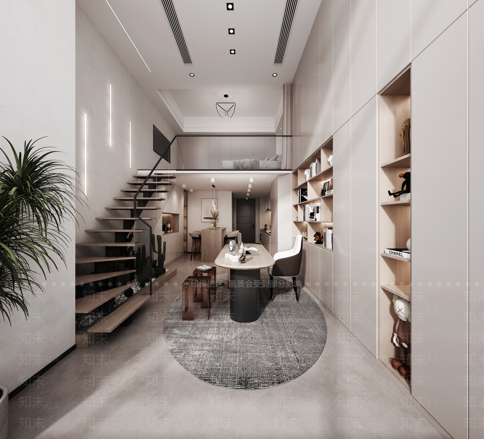 现代单身公寓3D模型下载【ID:1109665734】