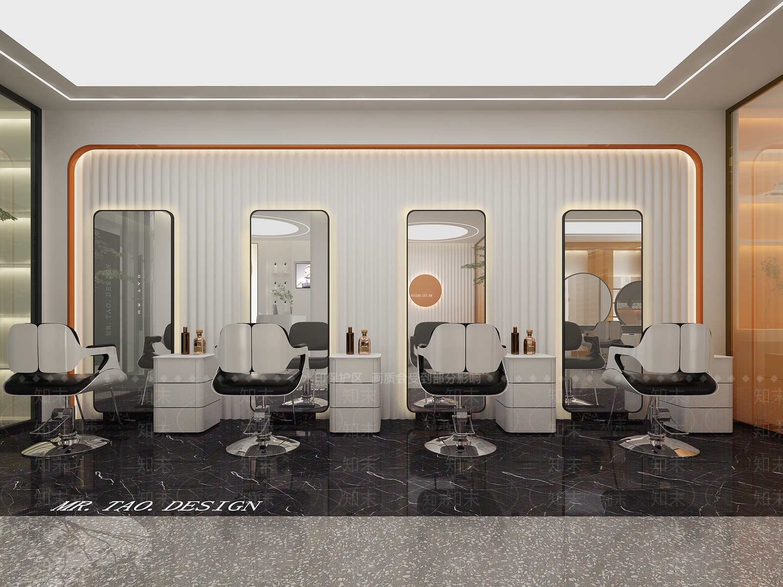 现代美发店3D模型下载【ID:1109670360】