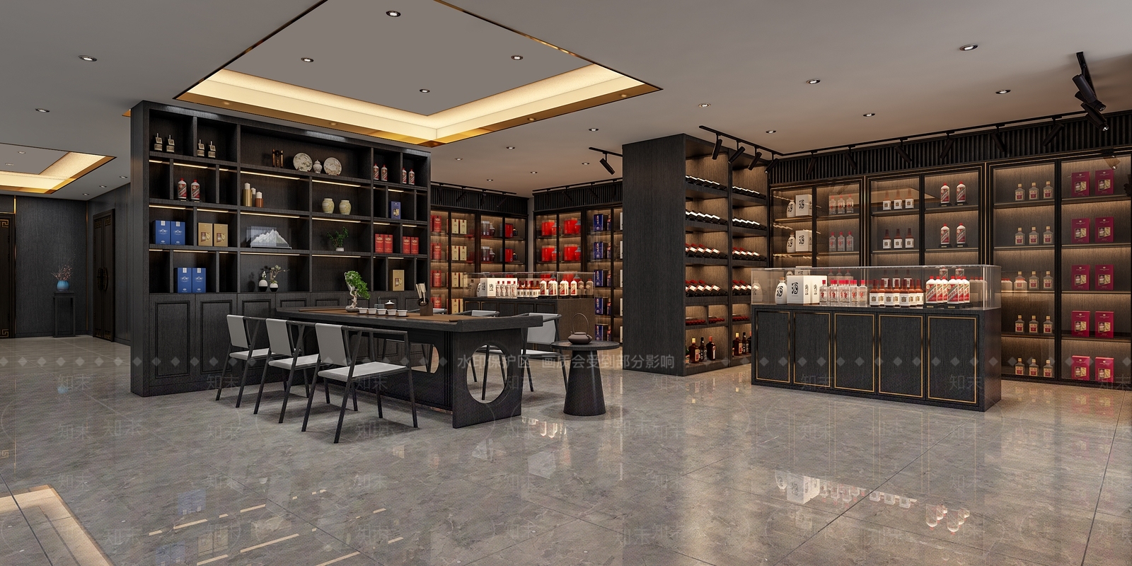 现代烟酒店3D模型下载【ID:1109685395】