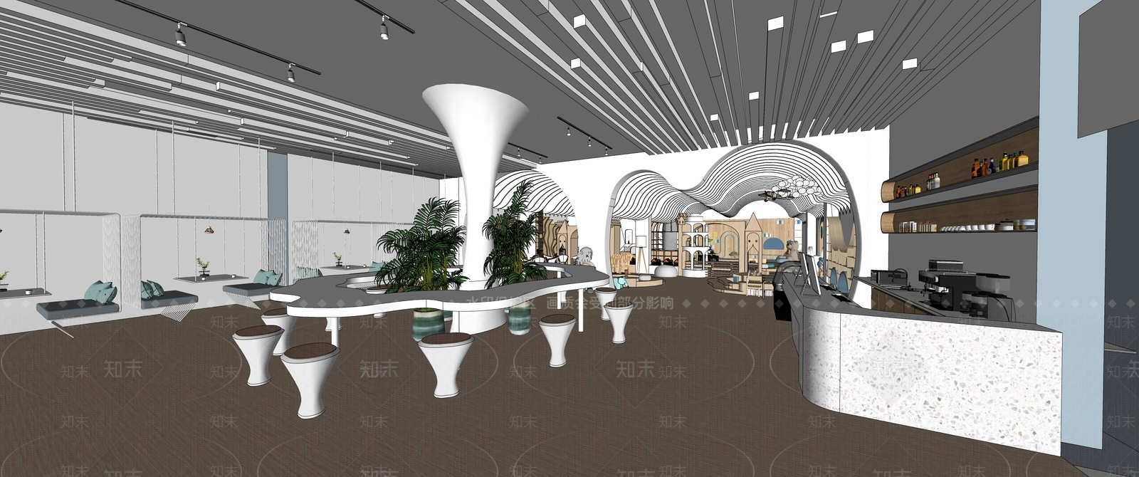 现代儿童活动空间SU模型下载【ID:1109696064】
