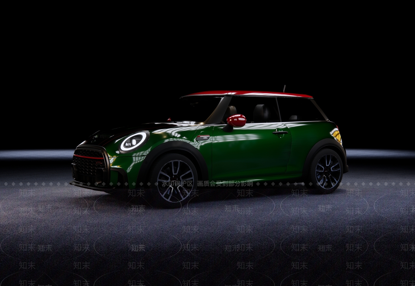 现代MINI汽车SU模型下载【ID:1109696955】