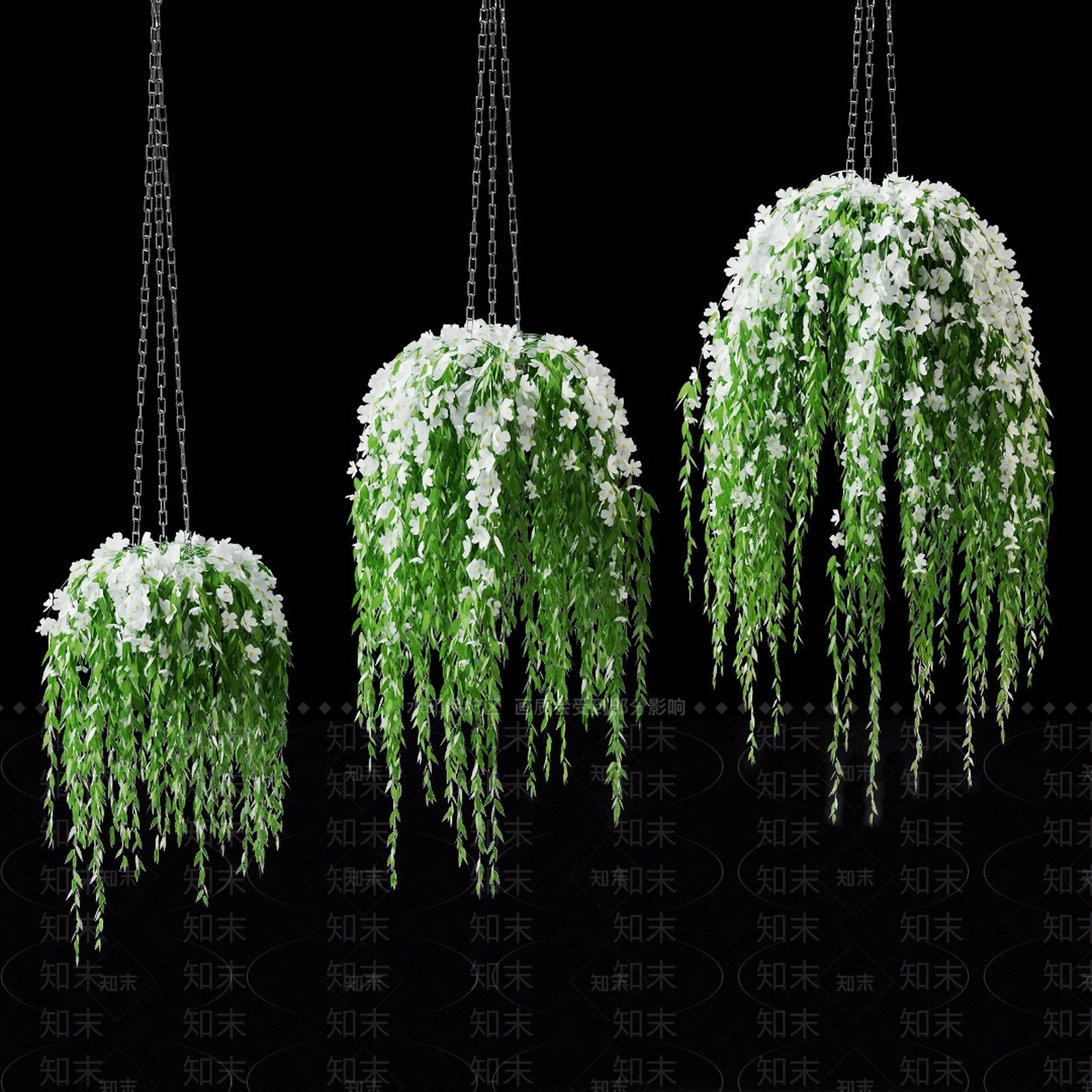 现代吊兰3D模型下载【ID:1109700756】