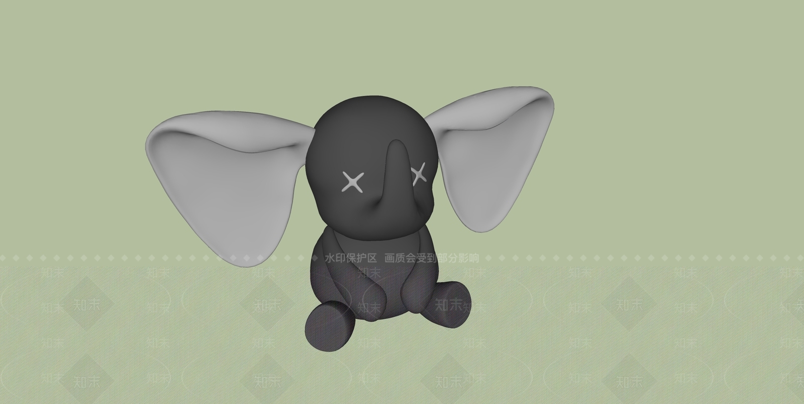 现代雕塑小品SU模型下载【ID:1109706410】