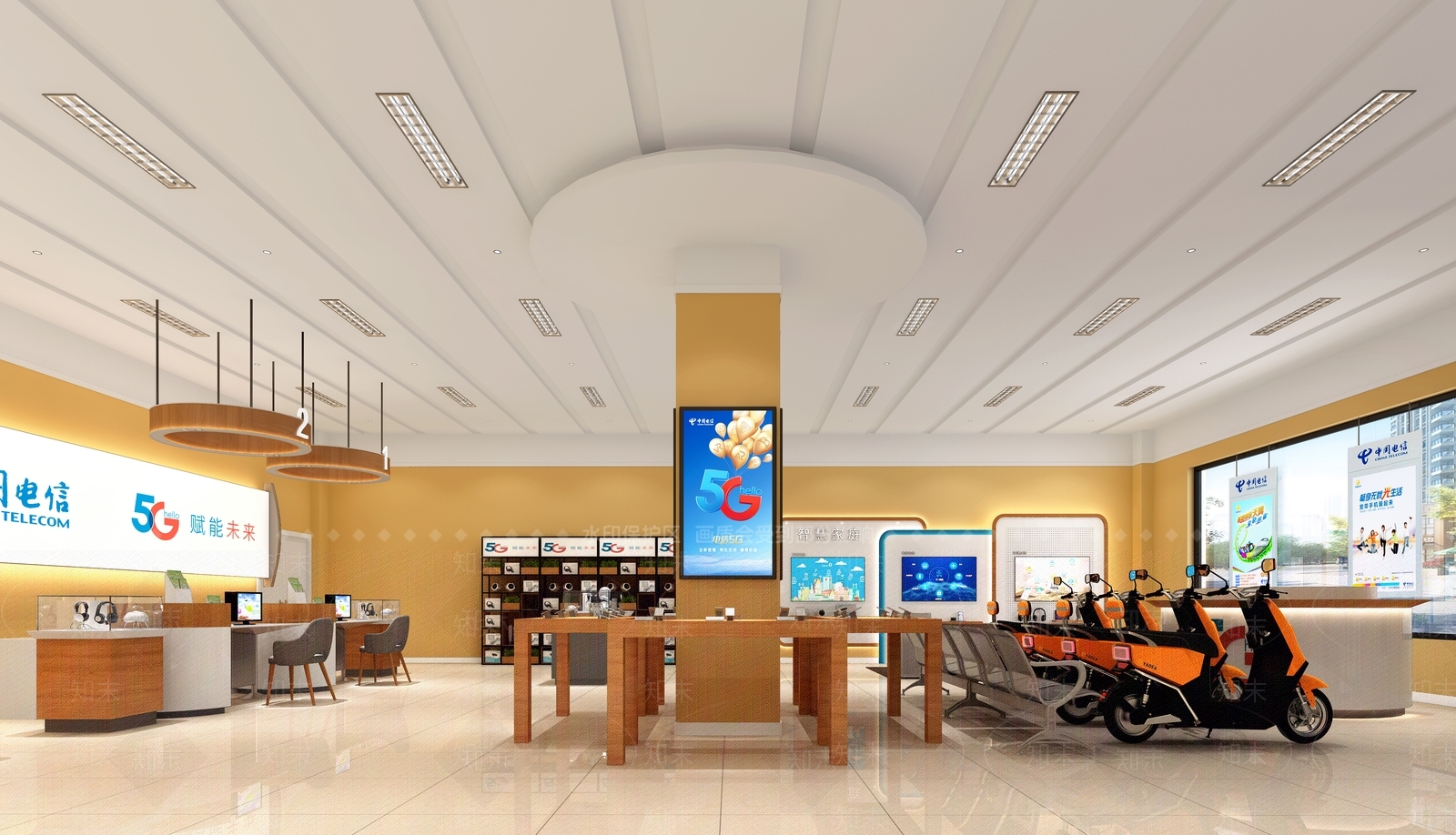 现代数码店3D模型下载【ID:1109734641】