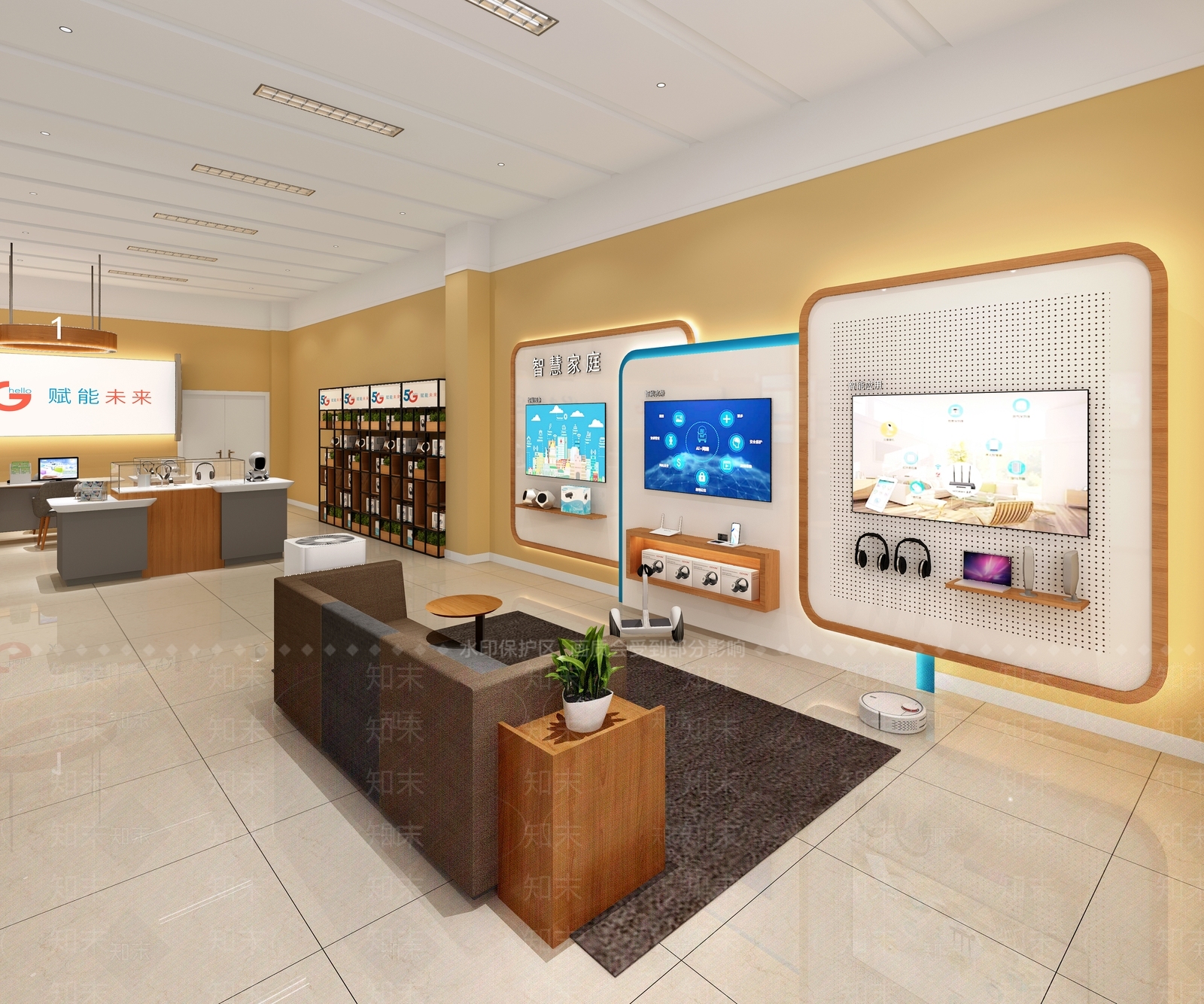 现代数码店3D模型下载【ID:1109734641】