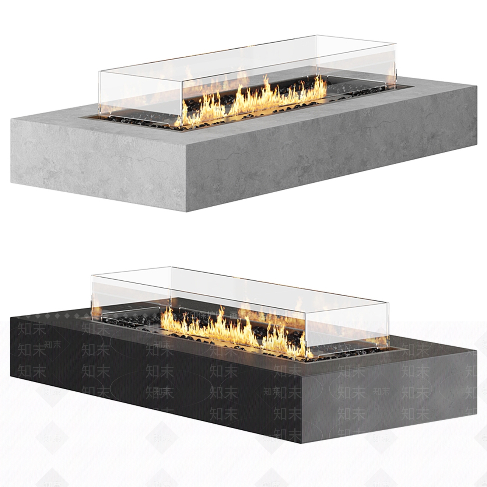 现代壁炉3D模型下载【ID:1109734997】