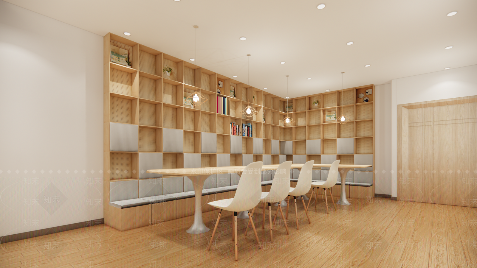 现代休息区SU模型下载【ID:1109736312】