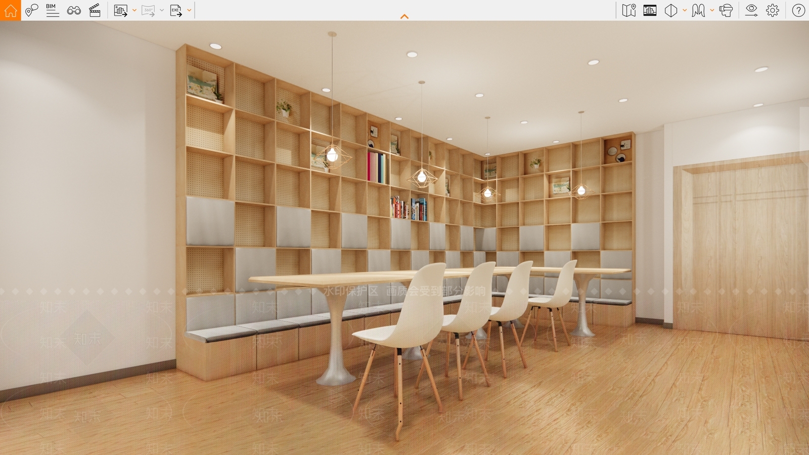 现代休息区SU模型下载【ID:1109736312】