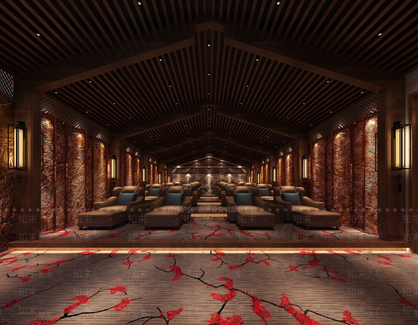 中式电影院3D模型下载【ID:1109740630】