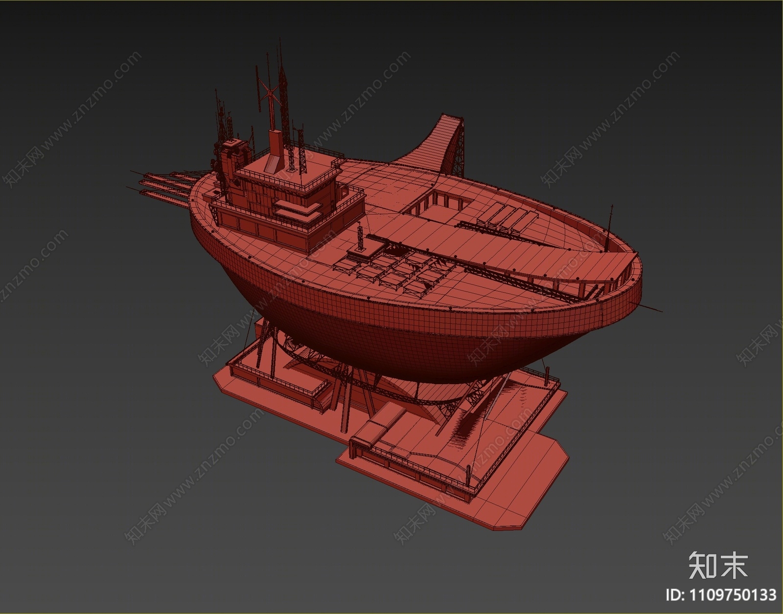 现代未来城市3D模型下载【ID:1109750133】