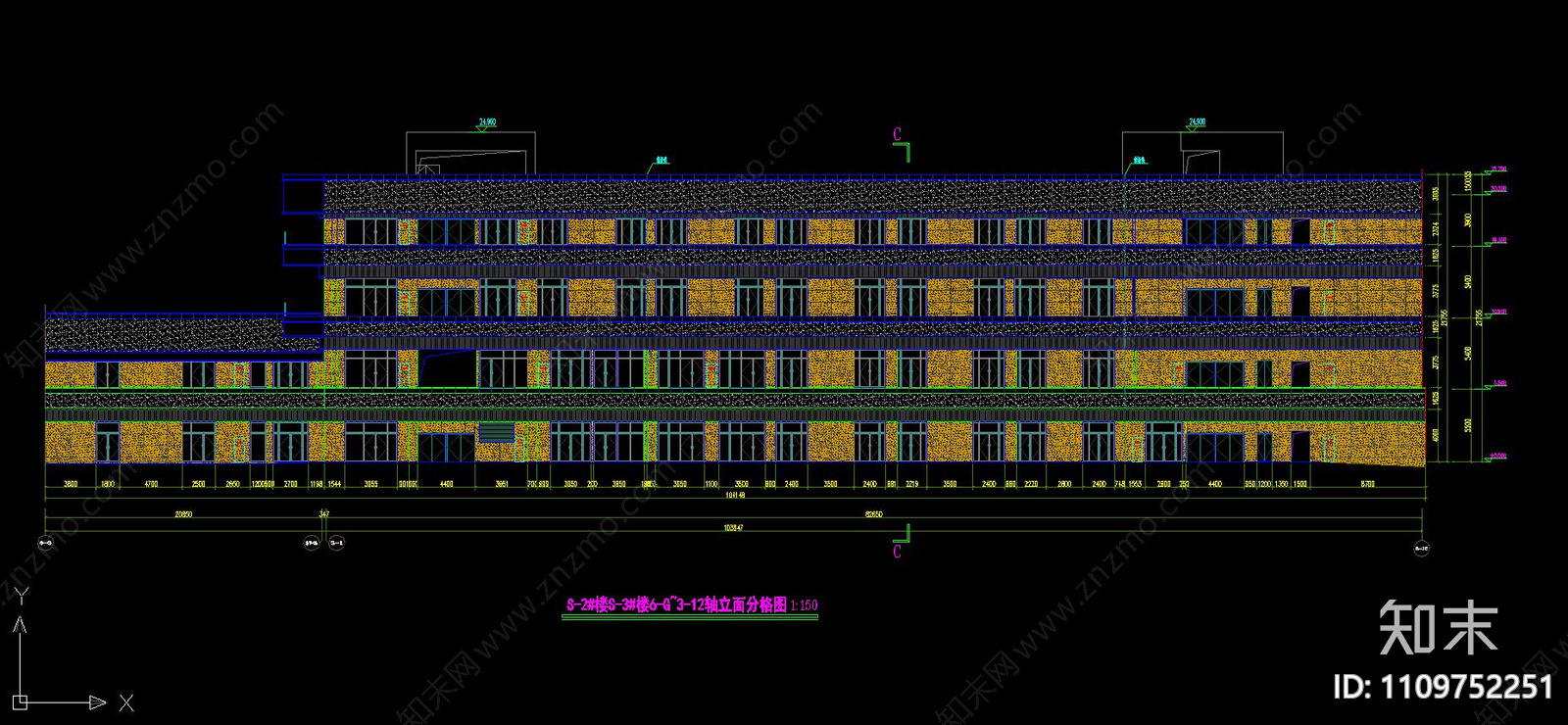 太平洋商业广场公区cad施工图下载【ID:1109752251】