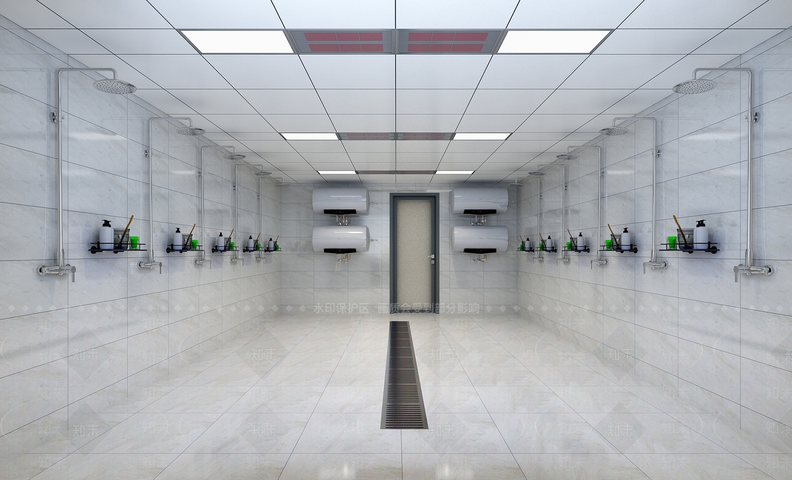 现代公共浴室3D模型下载【ID:1109759773】