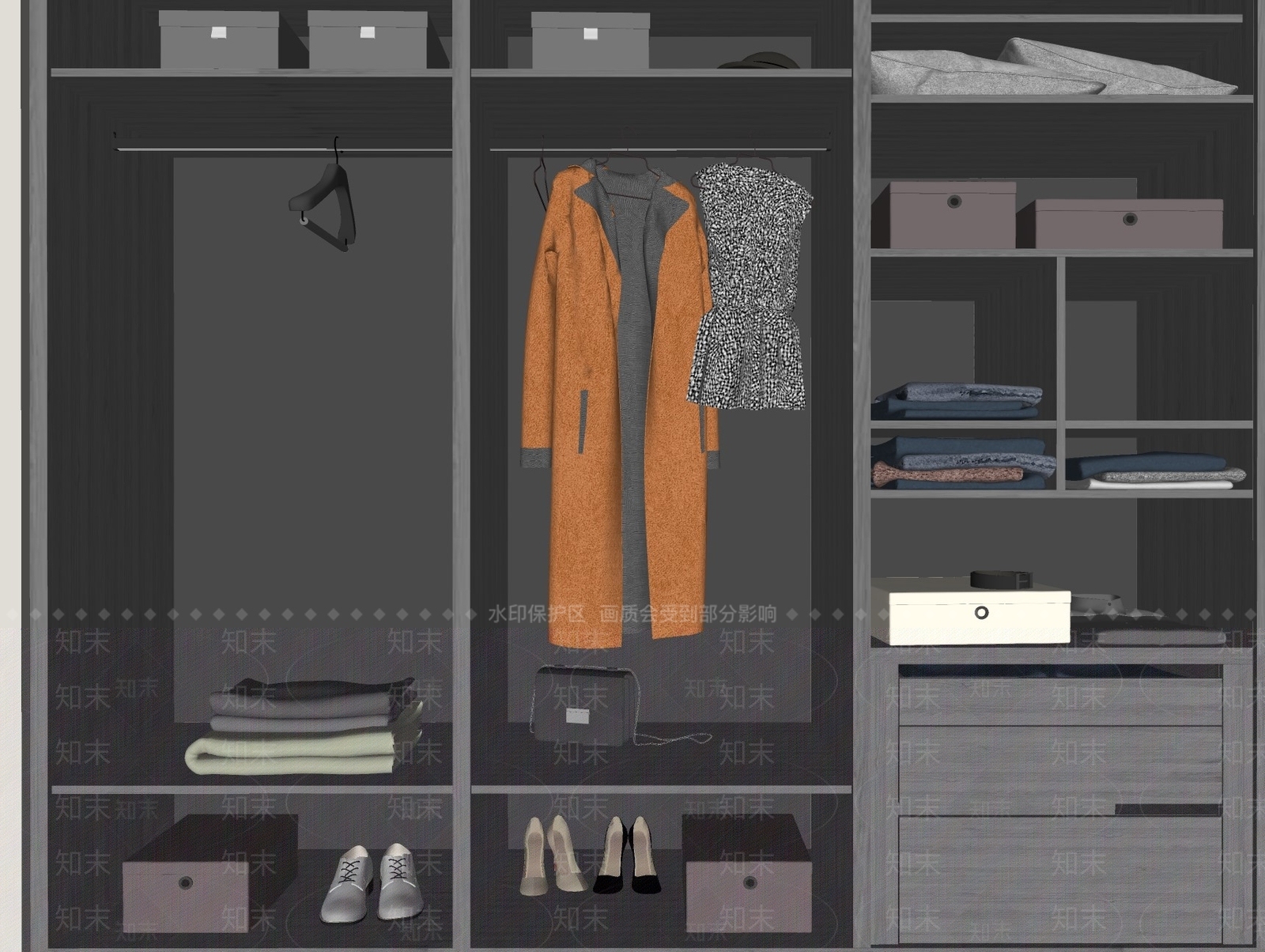 现代服装SU模型下载【ID:1109767217】