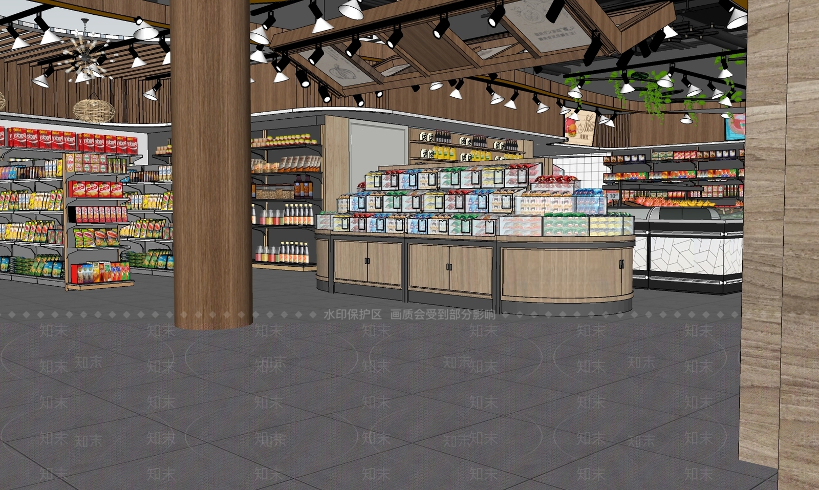 现代便利店SU模型下载【ID:1109771425】