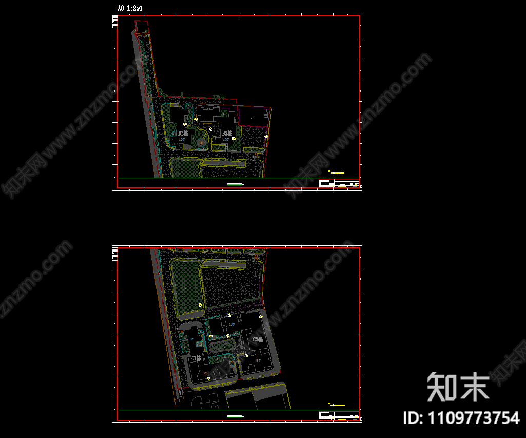 小区微改造项目给排水施工图cad施工图下载【ID:1109773754】