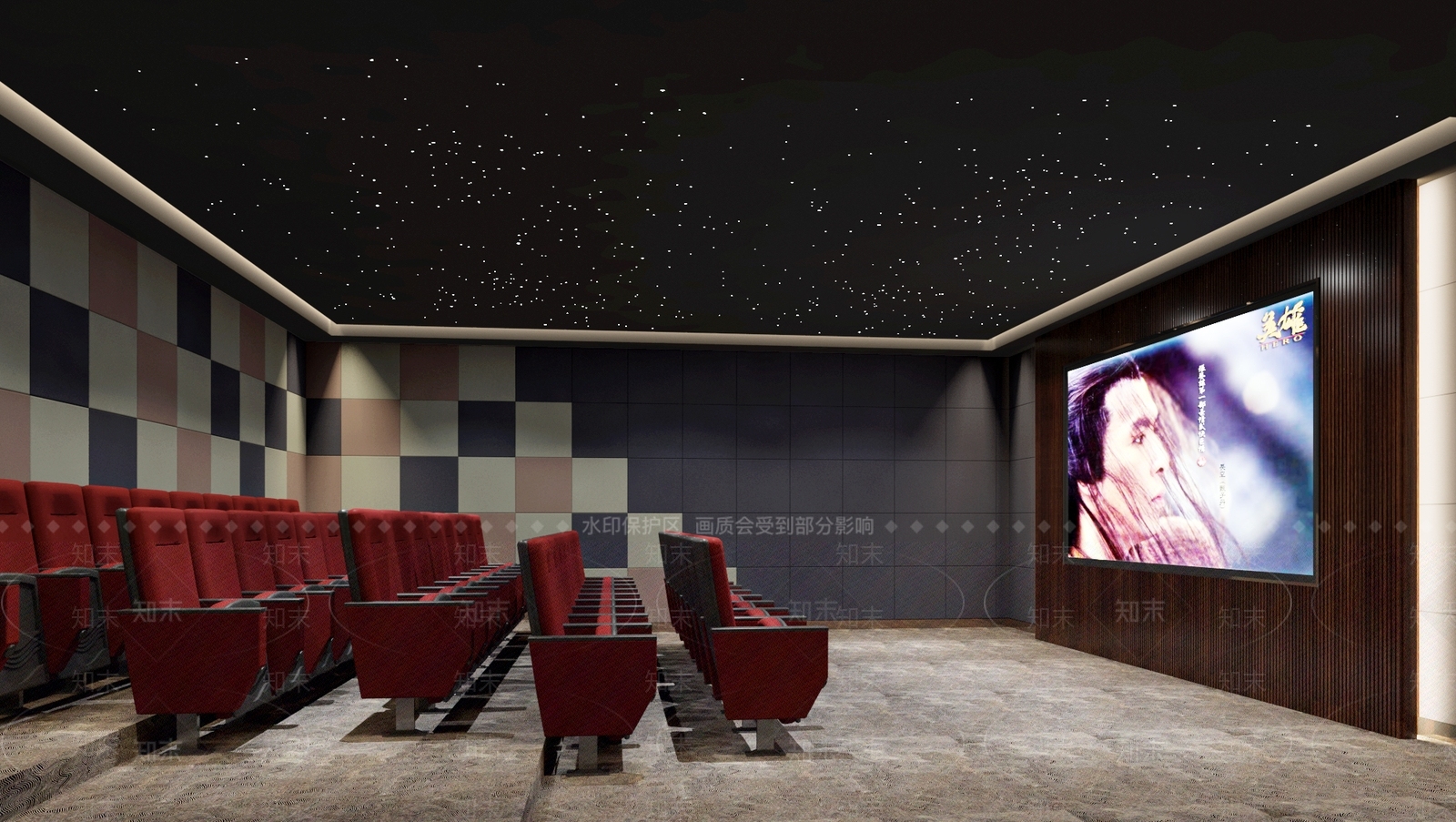 现代影音室3D模型下载【ID:1109773985】